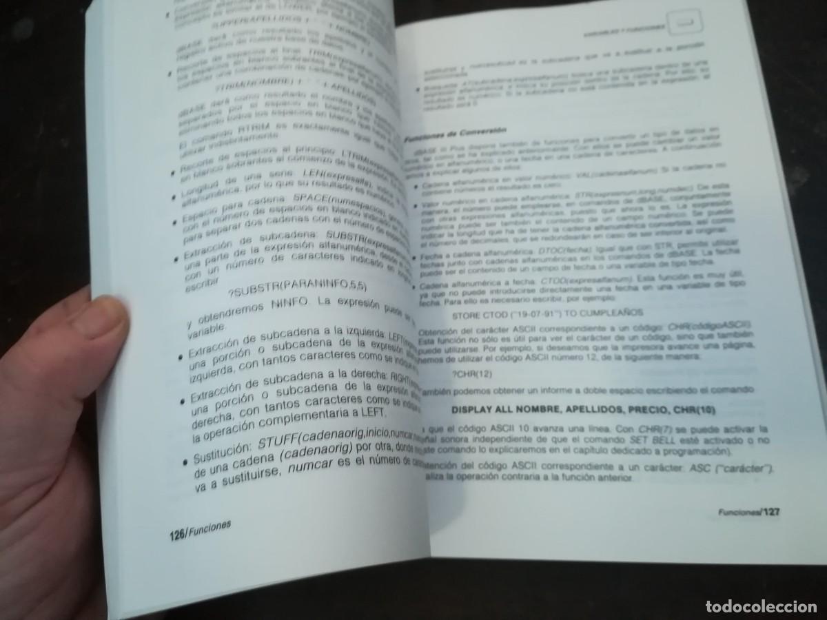 Libros de segunda mano: DBASE PLUS / JM ALONSO / Y206B / PARANINFO - Foto 13