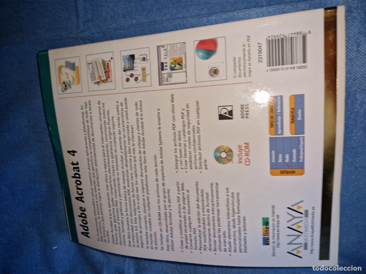 Libros de segunda mano: Adobe Acrobat 4 - DE ANAYA - Foto 4