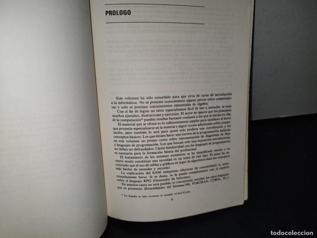 Libros de segunda mano: 177- INTRODUCCI&Oacute;N A LAS COMPUTADORAS Y PROCESO DE DATOS - DANIEL D. BENICE - 1981 - Foto 5