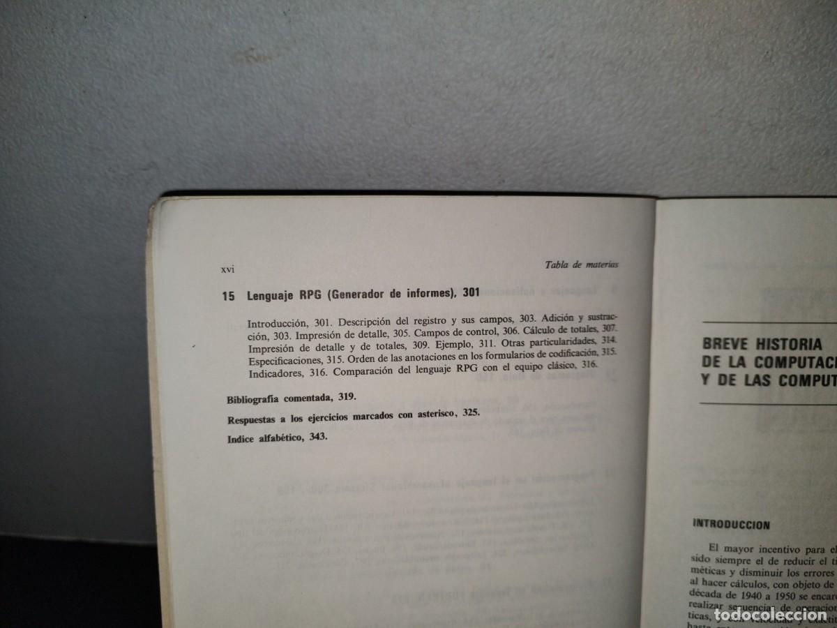 Libros de segunda mano: 177- INTRODUCCI&Oacute;N A LAS COMPUTADORAS Y PROCESO DE DATOS - DANIEL D. BENICE - 1981 - Foto 8
