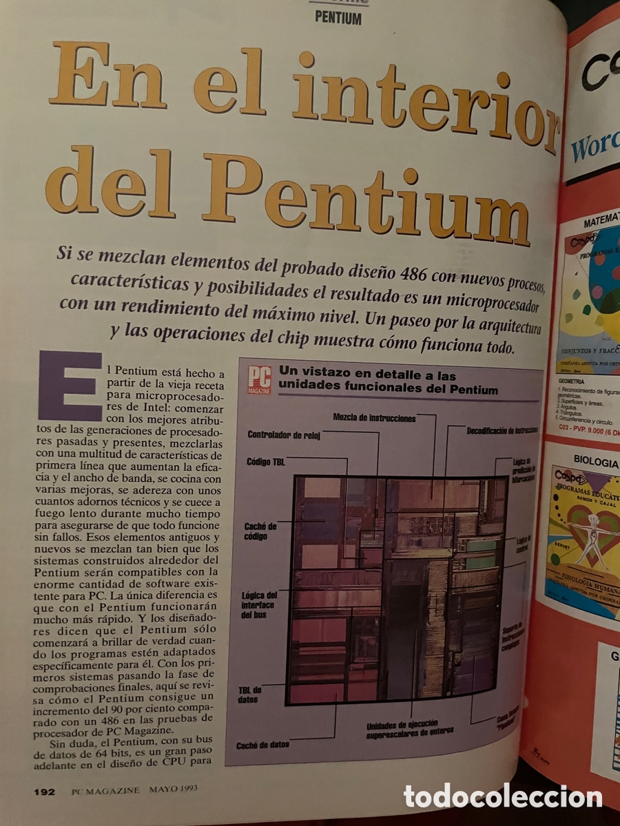 Libros de segunda mano: Revista de inform&aacute;tica PC Magazine, n&ordm; 59; Mayo 1993 - Foto 5