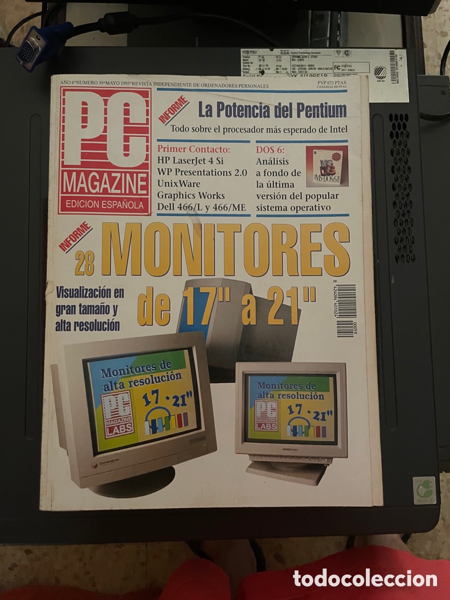 Libros de segunda mano: Revista de inform&aacute;tica PC Magazine, n&ordm; 59; Mayo 1993 - Foto 1