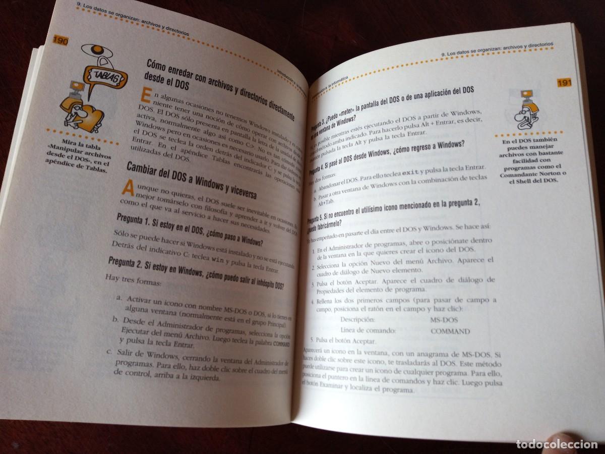 Libros de segunda mano: INTRODUCCI&Oacute;N A LA INFORM&Aacute;TICA PARA TORPES, ANAYA 1994 - Foto 5