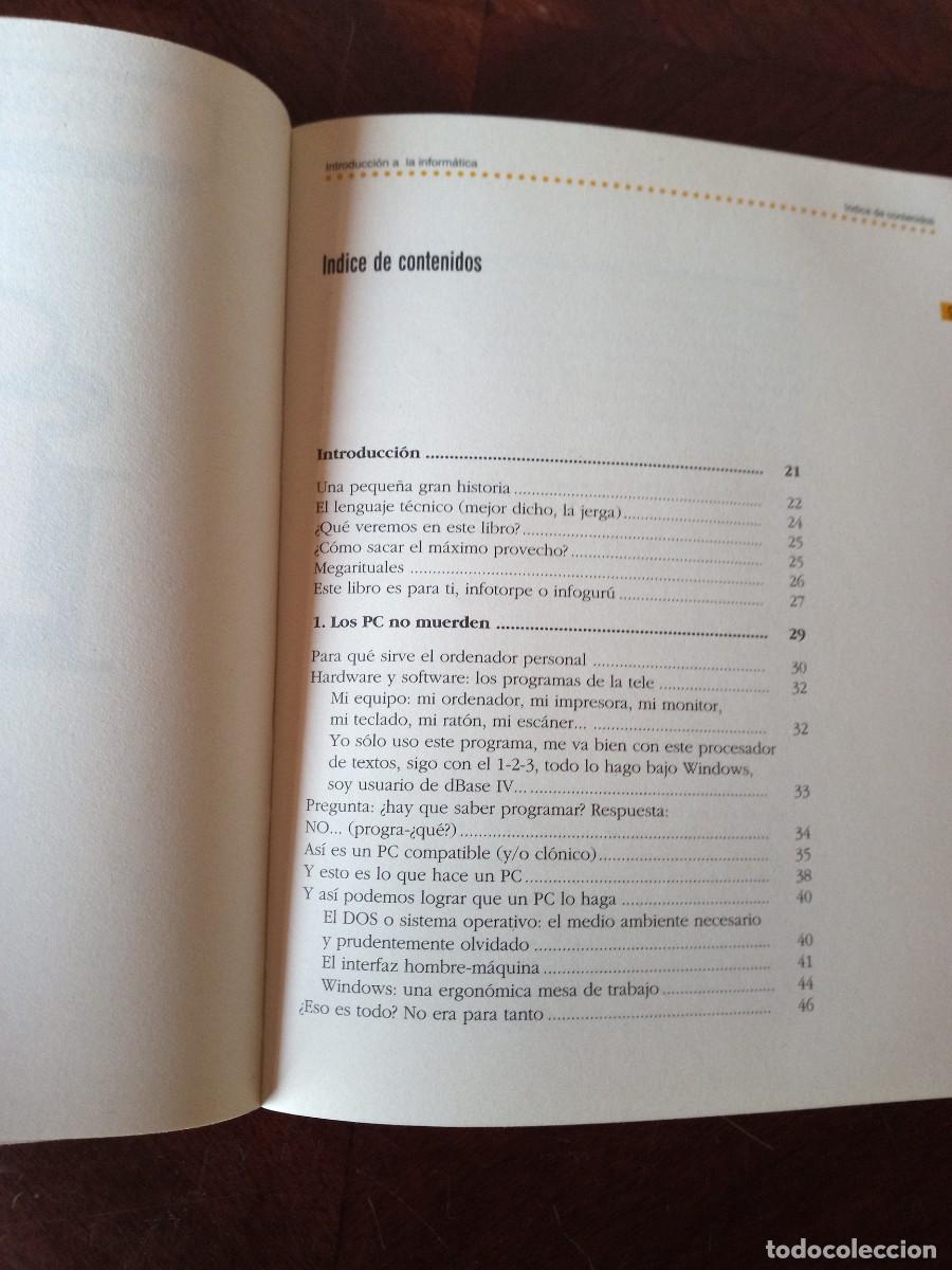 Libros de segunda mano: INTRODUCCI&Oacute;N A LA INFORM&Aacute;TICA PARA TORPES, ANAYA 1994 - Foto 6