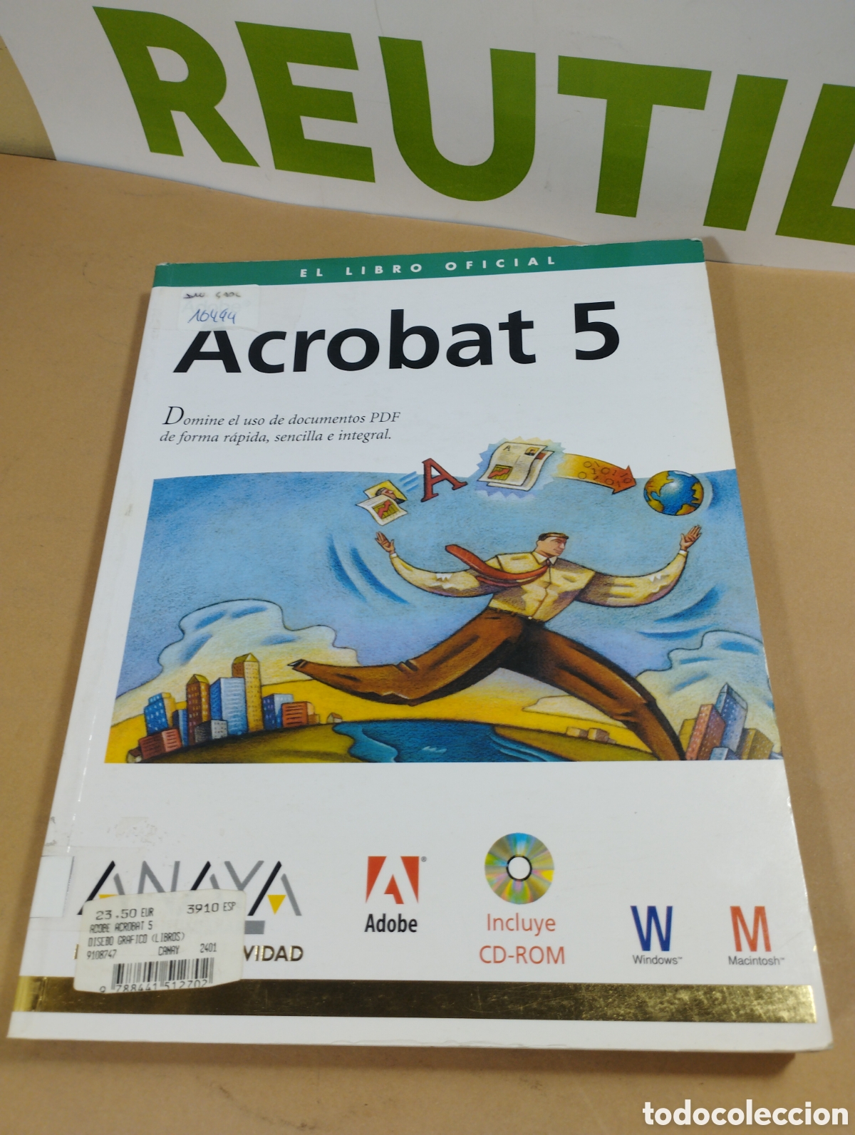 Libros de segunda mano: Acrobat 5. El libro oficial. Anaya. - Foto 1