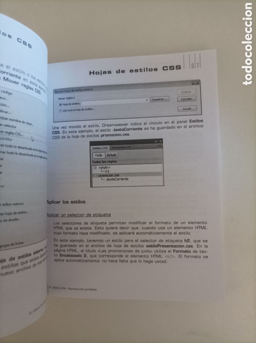 Libros de segunda mano: Dreamweaver CS5 para PC / Mac / Christophe Aubry. Sitios completamente CSS conforme a los est&aacute;ndares - Foto 4