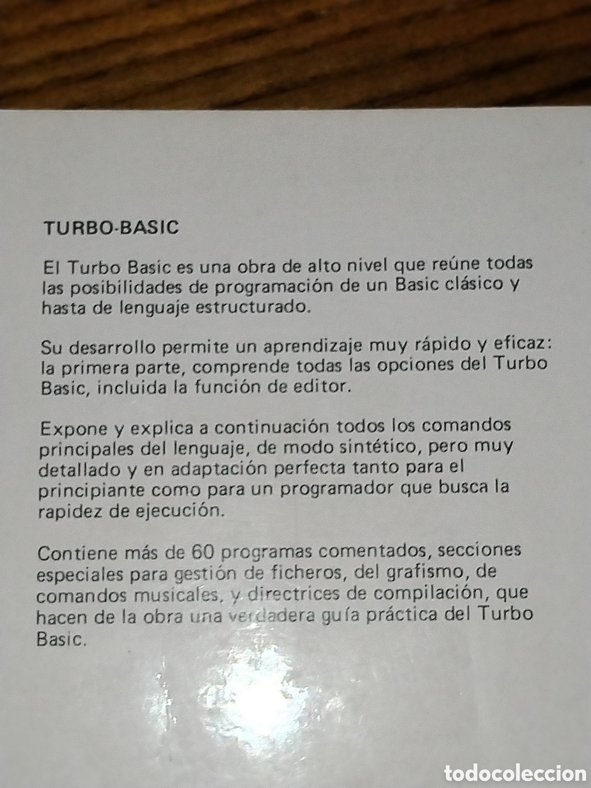 Libros de segunda mano: Turbo basic. Patrice Bihan. Paraninfo. - Foto 2