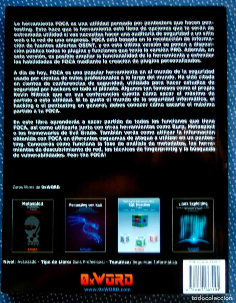 Libros de segunda mano: PENTESTING CON FOCA-JOSE MARIA ALONSO CEBRIAN-0xWORD - Foto 6