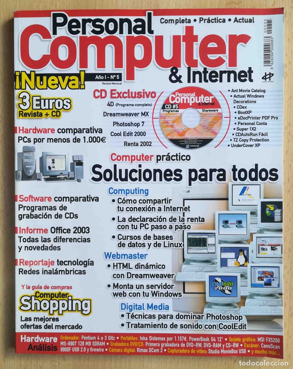 Libros de segunda mano: Personal Computer & Internet N&ordm; 5 - Contiene CD. - Foto 1