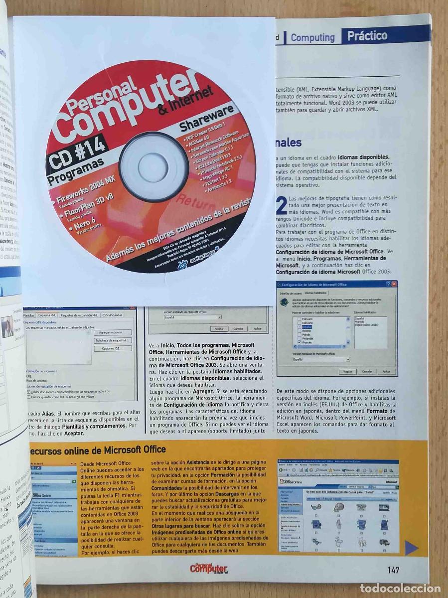 Libros de segunda mano: Personal Computer & Internet N&ordm; 14 - Contiene CD. - Foto 5