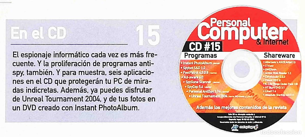 Libros de segunda mano: Personal Computer & Internet N&ordm; 15 - Contiene CD. - Foto 4