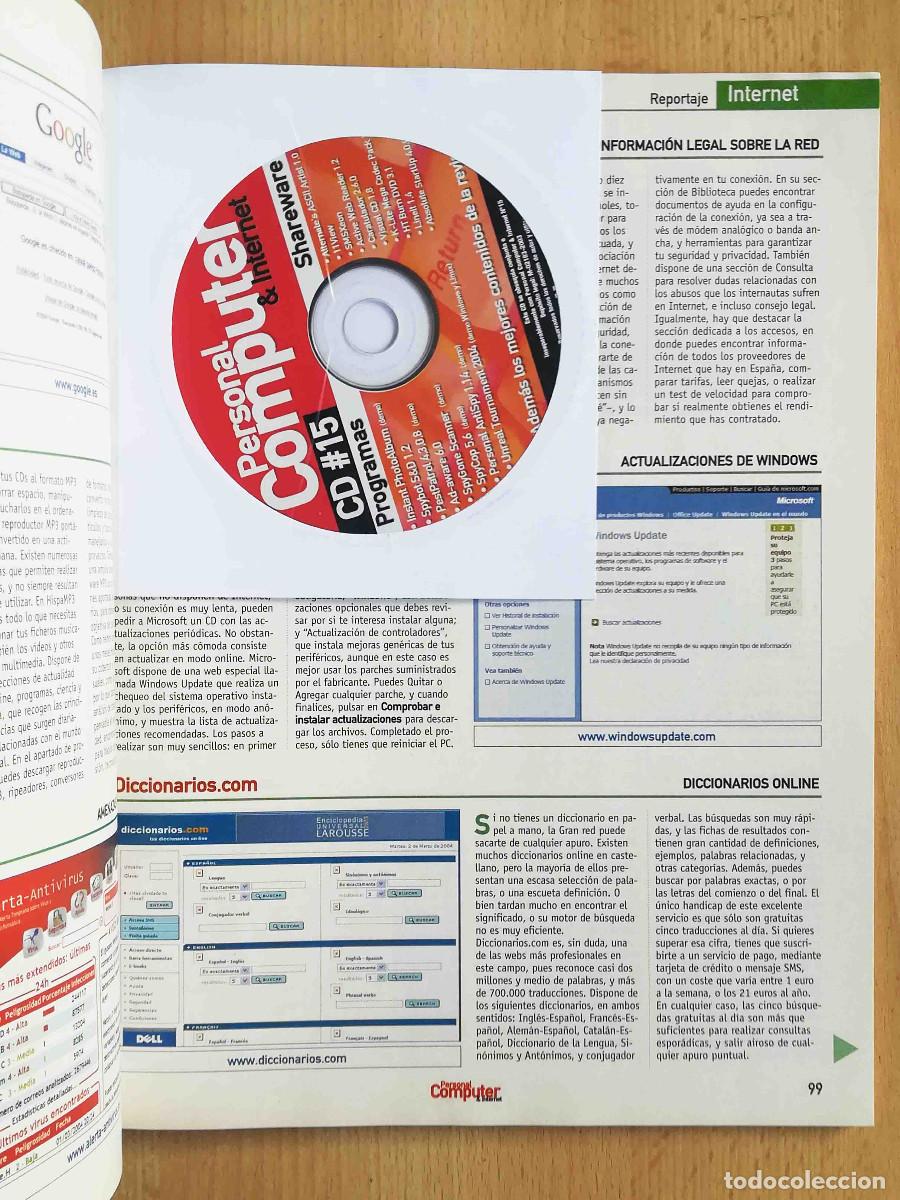 Libros de segunda mano: Personal Computer & Internet N&ordm; 15 - Contiene CD. - Foto 5