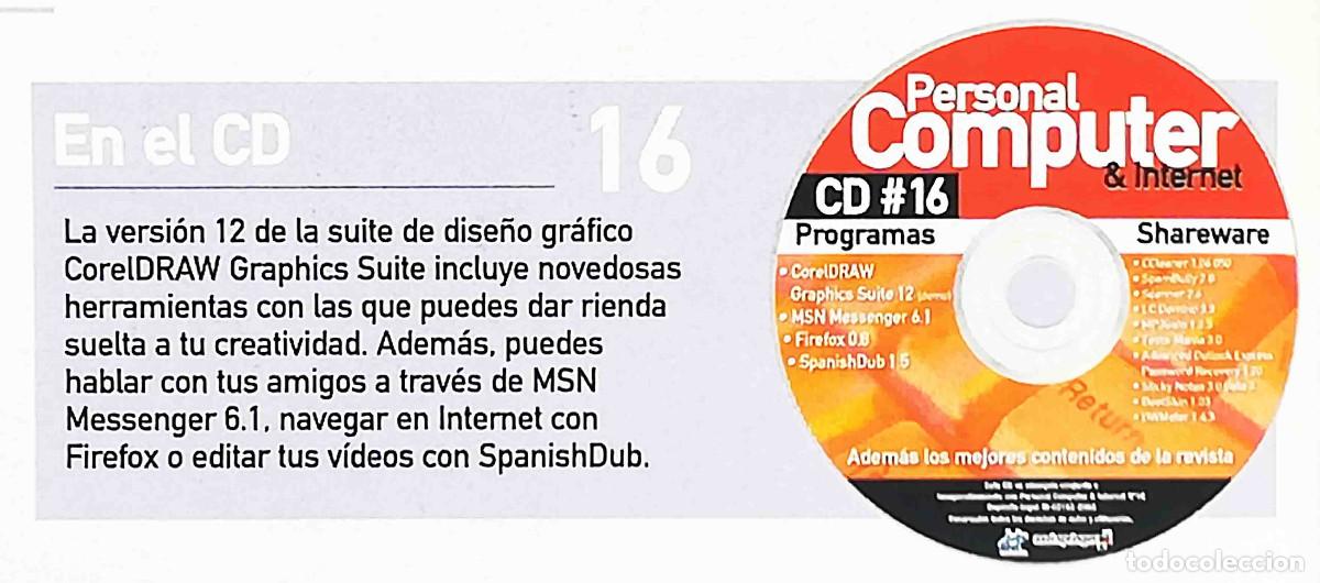Libros de segunda mano: Personal Computer & Internet N&ordm; 16 - Contiene CD. - Foto 4