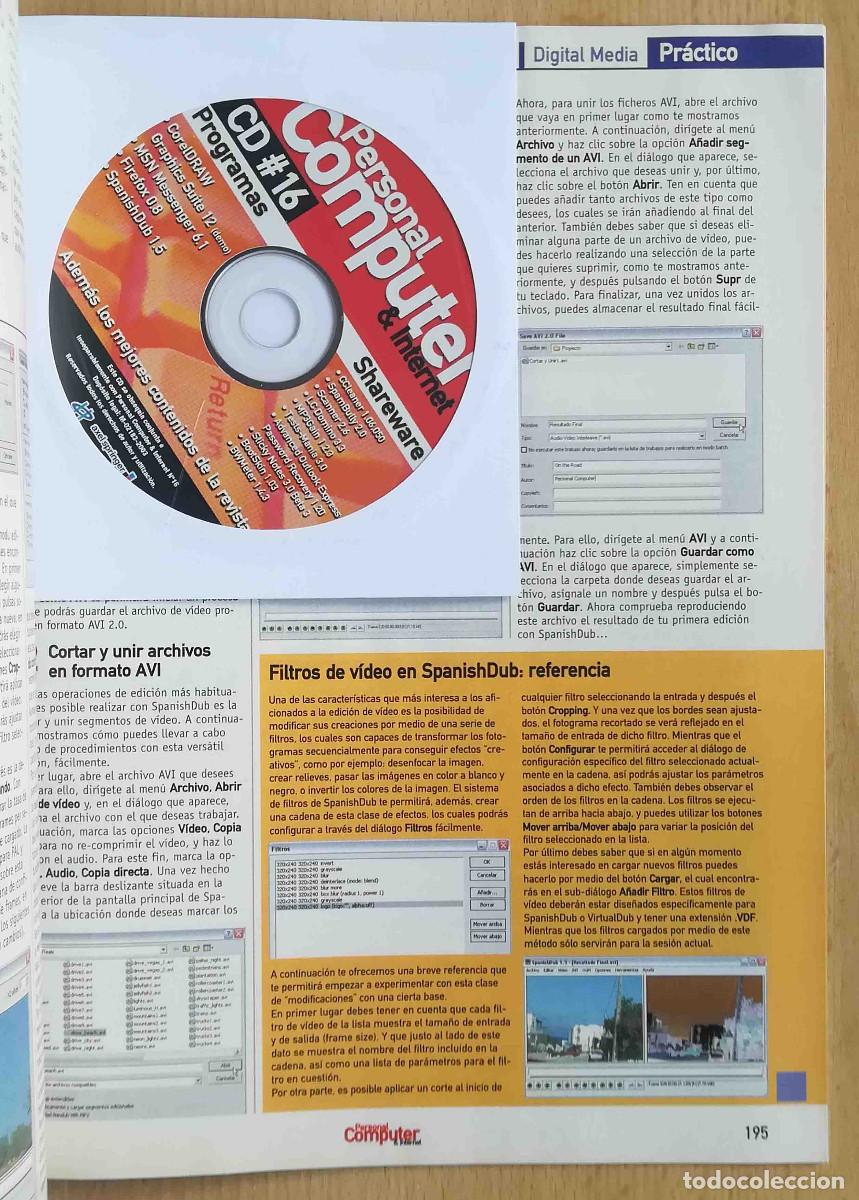 Libros de segunda mano: Personal Computer & Internet N&ordm; 16 - Contiene CD. - Foto 5
