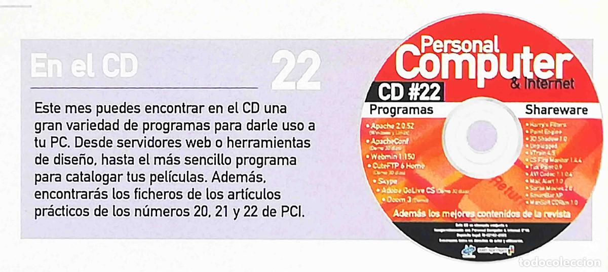 Libros de segunda mano: Personal Computer & Internet N&ordm; 22 - Contiene CD. - Foto 4