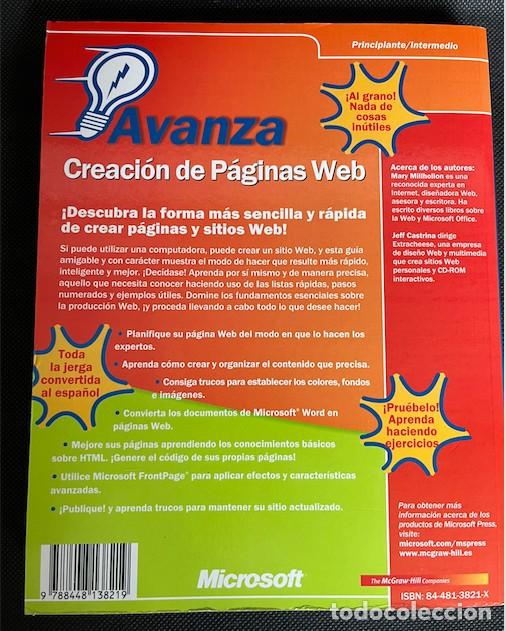 Libros de segunda mano: Creaci&oacute;n de P&aacute;ginas Web - McGraw Hill - Foto 2
