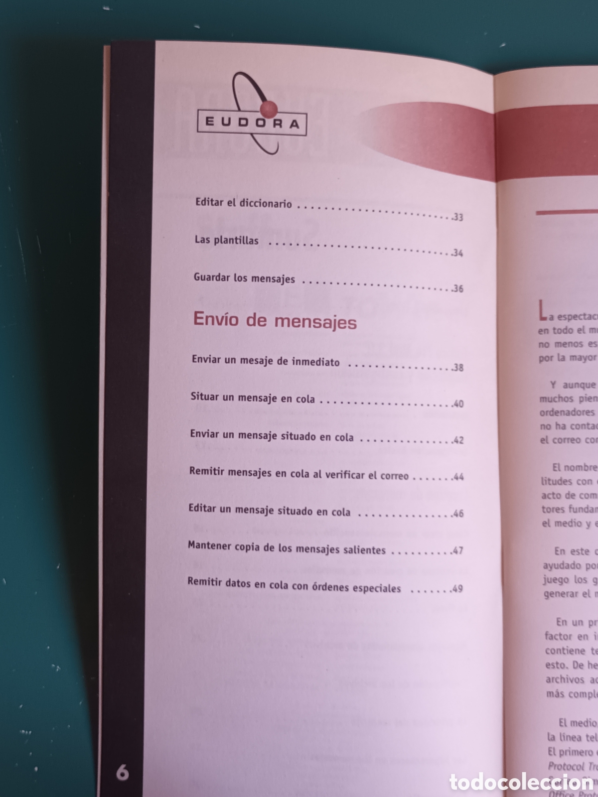 Libros de segunda mano: Gu&iacute;a R&aacute;pida de Manejo EUDORA version 3.0 Mail Pro TOWER COMMUNICATIONS NET MAGAZINE 1998 - Foto 4