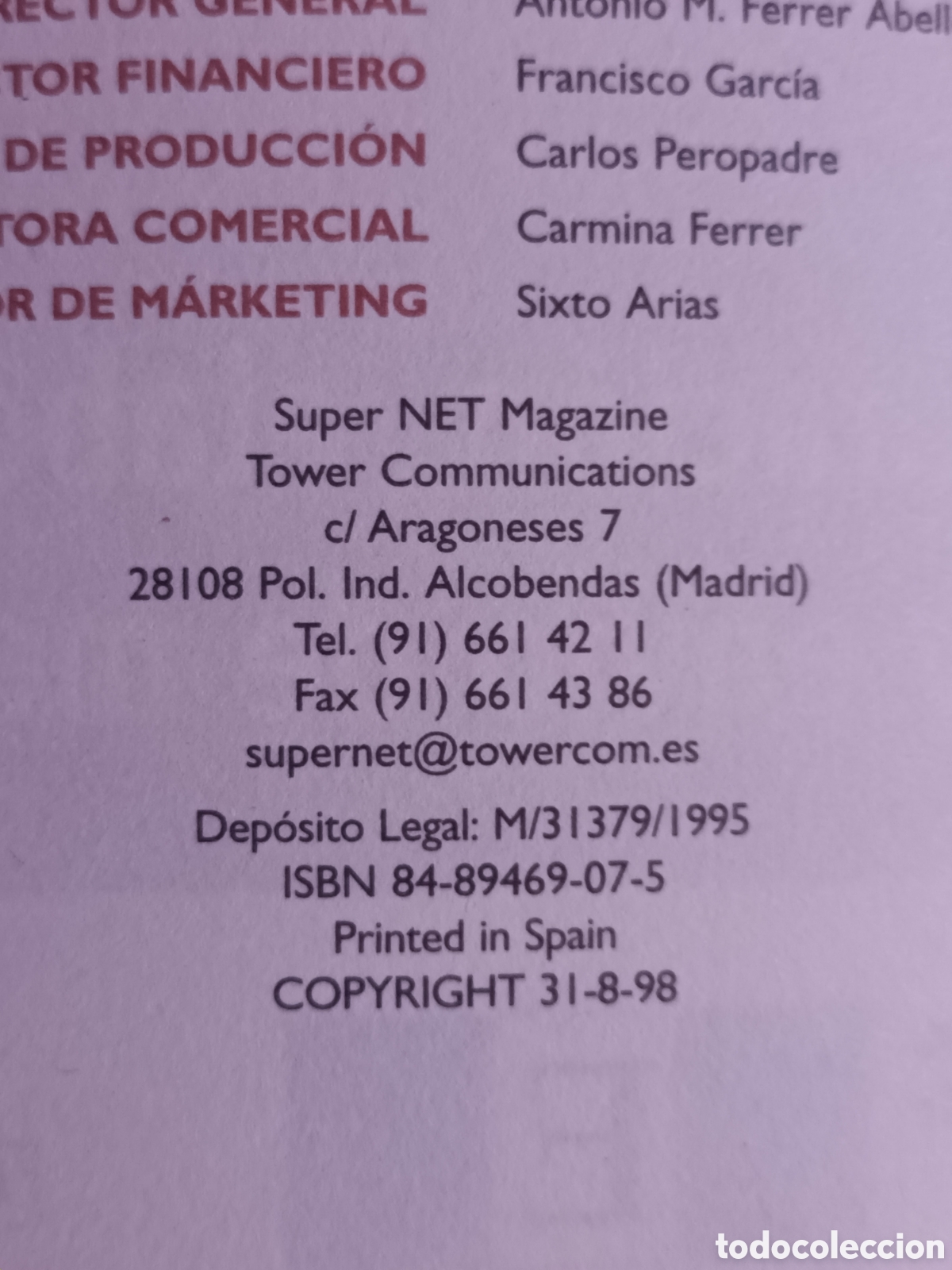 Libros de segunda mano: Gu&iacute;a R&aacute;pida de Manejo EUDORA version 3.0 Mail Pro TOWER COMMUNICATIONS NET MAGAZINE 1998 - Foto 2