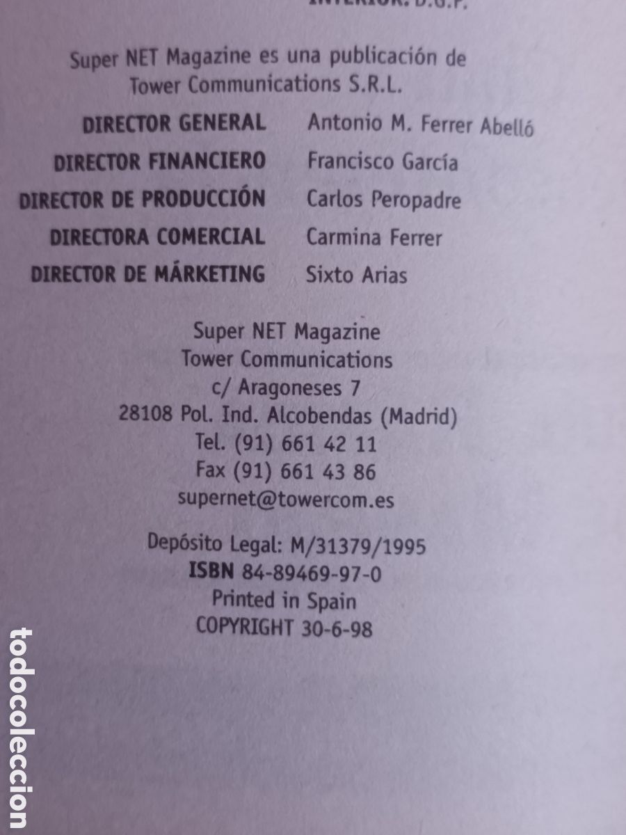 Libros de segunda mano: Netscape Communicator 4.0 Gu&iacute;a R&aacute;pida de manejo 3 TOWER COMMUNICATIONS NET MAGAZINE 1998 - Foto 2