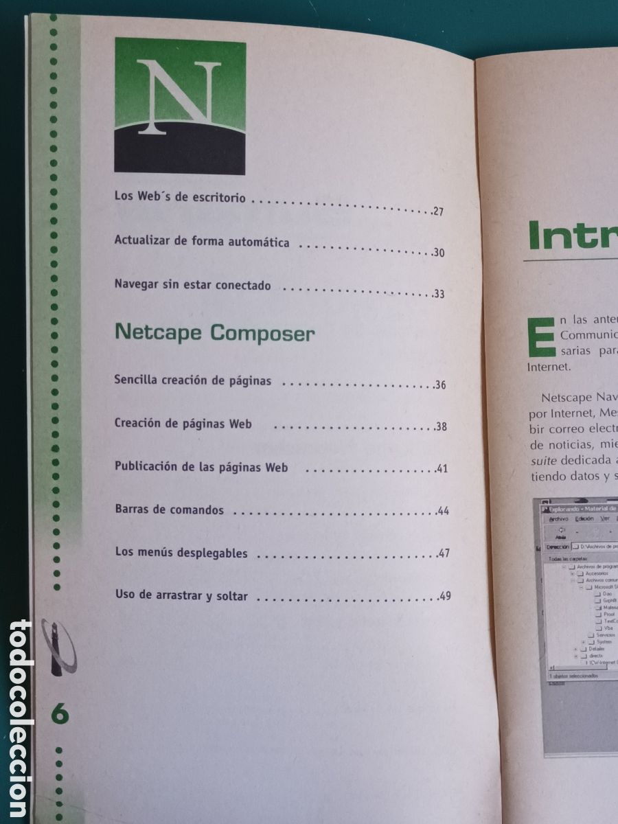 Libros de segunda mano: Netscape Communicator 4.0 Gu&iacute;a R&aacute;pida de manejo 4 TOWER COMMUNICATIONS NET MAGAZINE 1998 - Foto 4