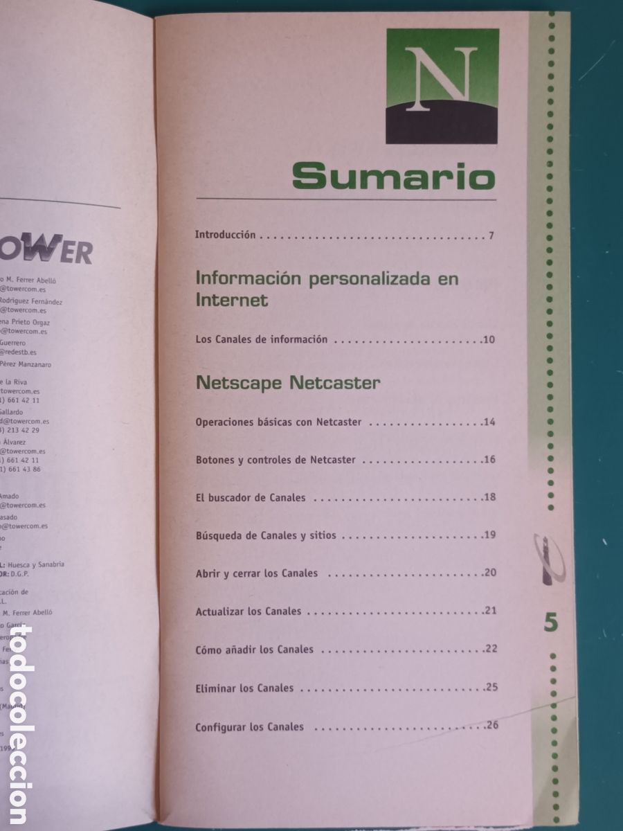 Libros de segunda mano: Netscape Communicator 4.0 Gu&iacute;a R&aacute;pida de manejo 4 TOWER COMMUNICATIONS NET MAGAZINE 1998 - Foto 3