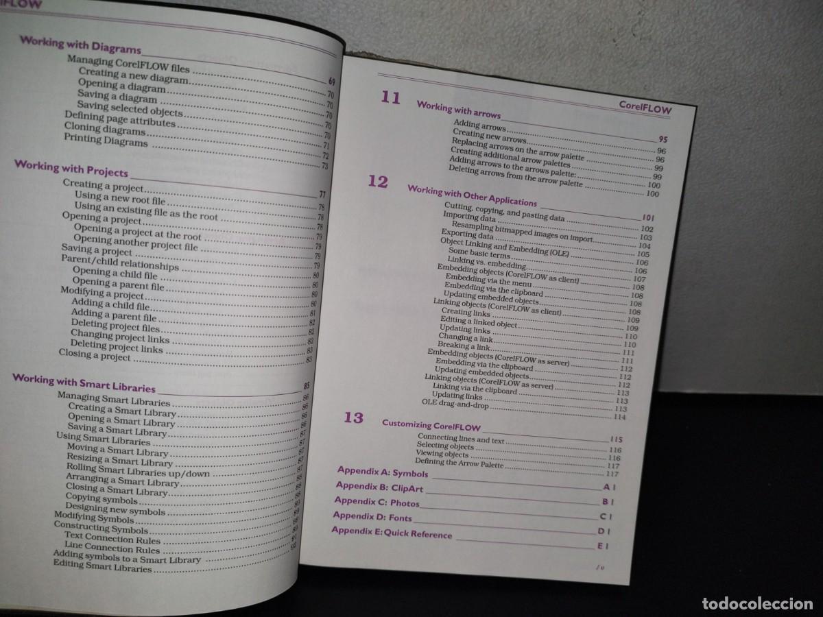 Libros de segunda mano: 76- USER MANUAL. COREL FLOW. QUICK AND POWERFUL DIAGRAMS! - 1994 - Foto 8