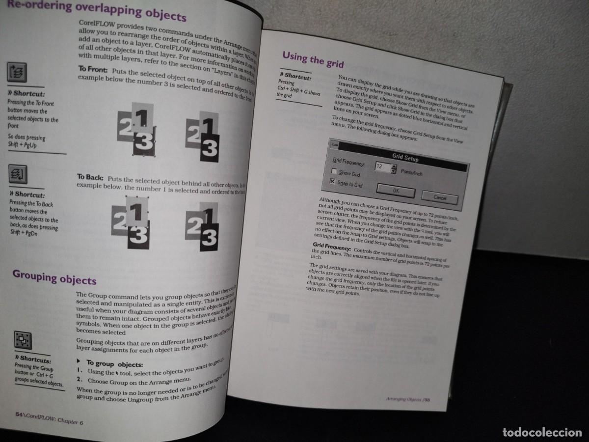Libros de segunda mano: 76- USER MANUAL. COREL FLOW. QUICK AND POWERFUL DIAGRAMS! - 1994 - Foto 10