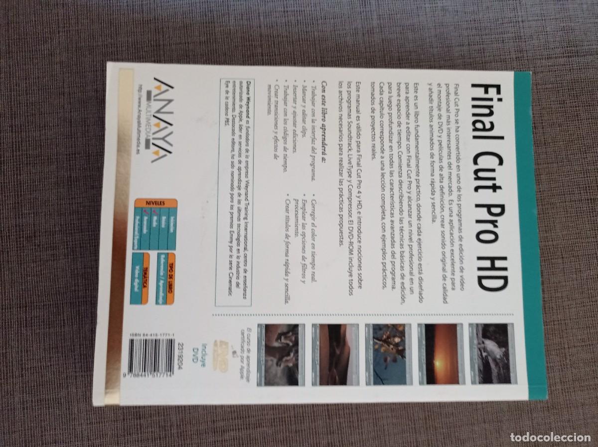 Libros de segunda mano: Libro Final cut pro HD. Diana Weynand. Anaya multimedia 2004. - Foto 2
