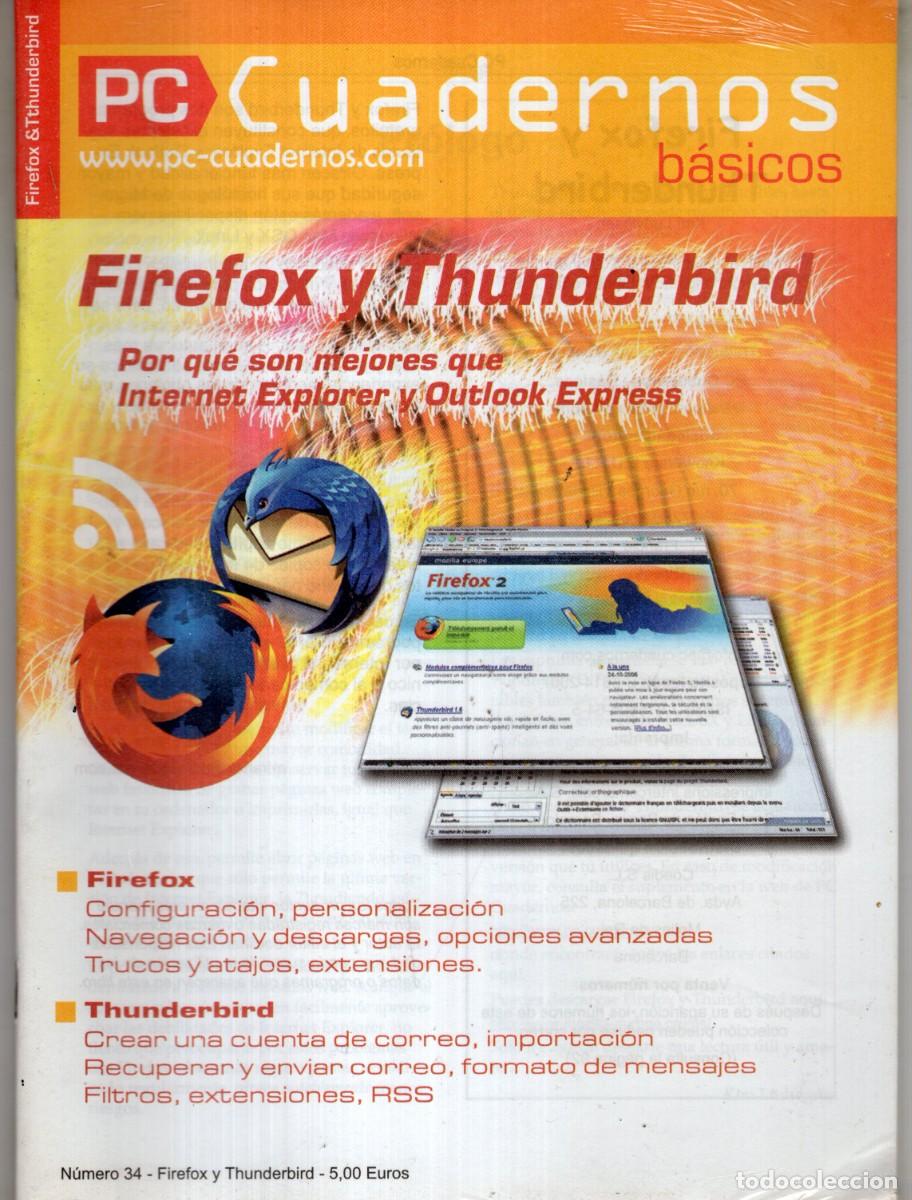 Libros de segunda mano: PC CUADERNOS BASICOS N&ordm; 34 FIREFOX Y THUNDERBIRD - MUY BUEN ESTADO - OFI15J - Foto 1