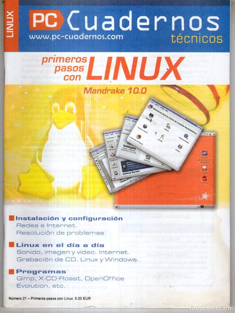 Libros de segunda mano: PC CUADERNOS BASICOS N&ordm; 21 PRIMEROS PASOS CON LINUX - MUY BUEN ESTADO - OFI15J - Foto 1