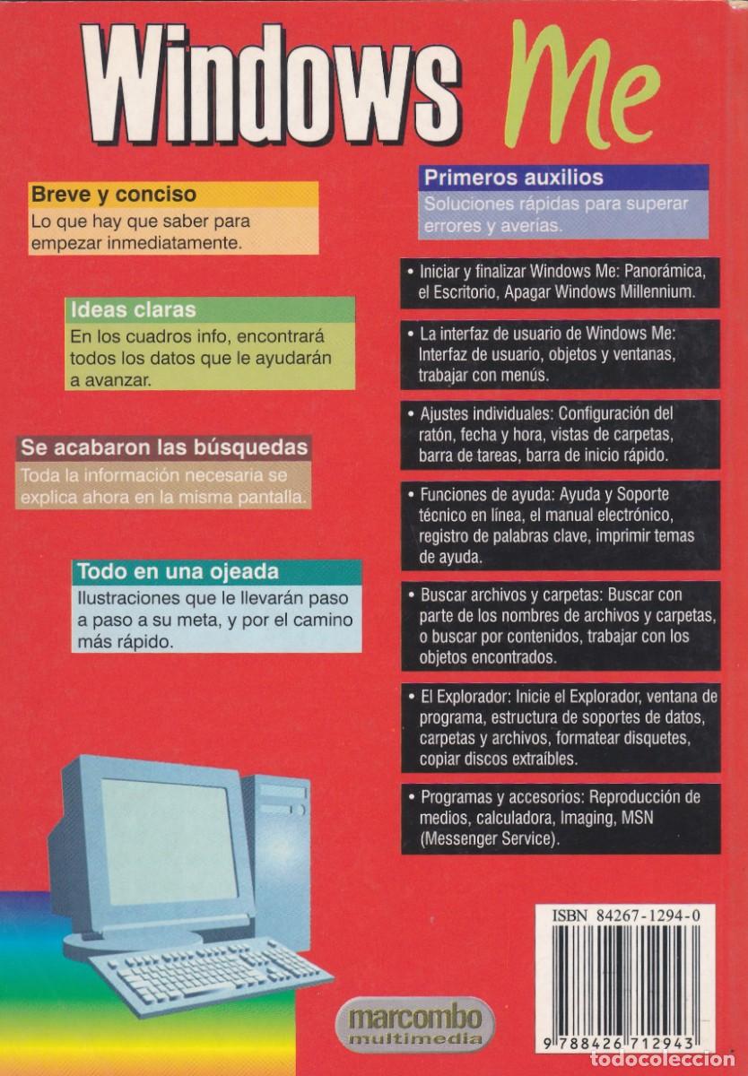 Libros de segunda mano: Windows Me, Acceso rapido. Malte Borges y J&ouml;rg Schumacher. - Foto 2
