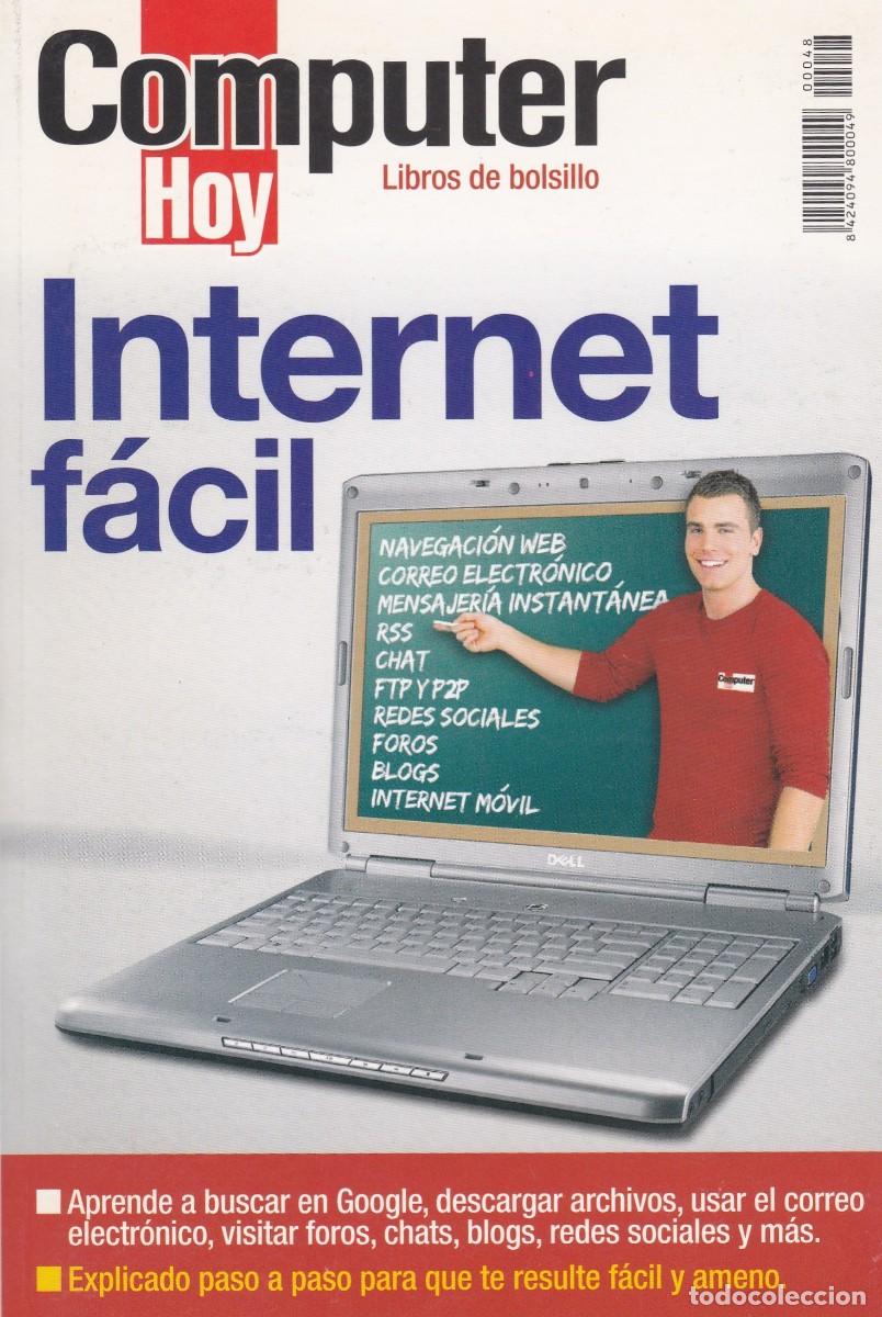 Libros de segunda mano: Internet facil. Computer hoy. Libro de bolsillo. - Foto 1