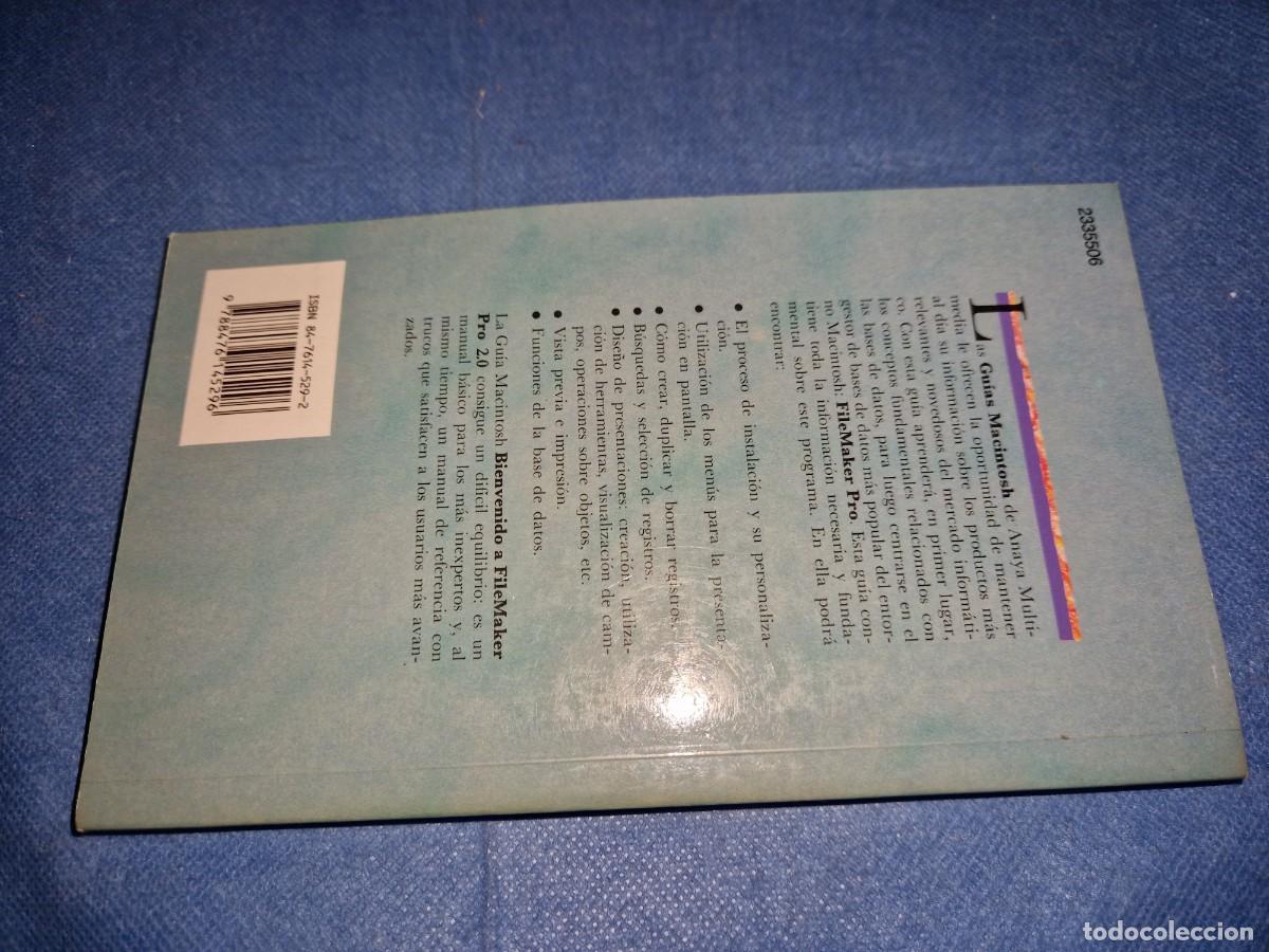 Libros de segunda mano: FILE MAKER PRO 2.0 - EDITORIAL ANAYA - Foto 2