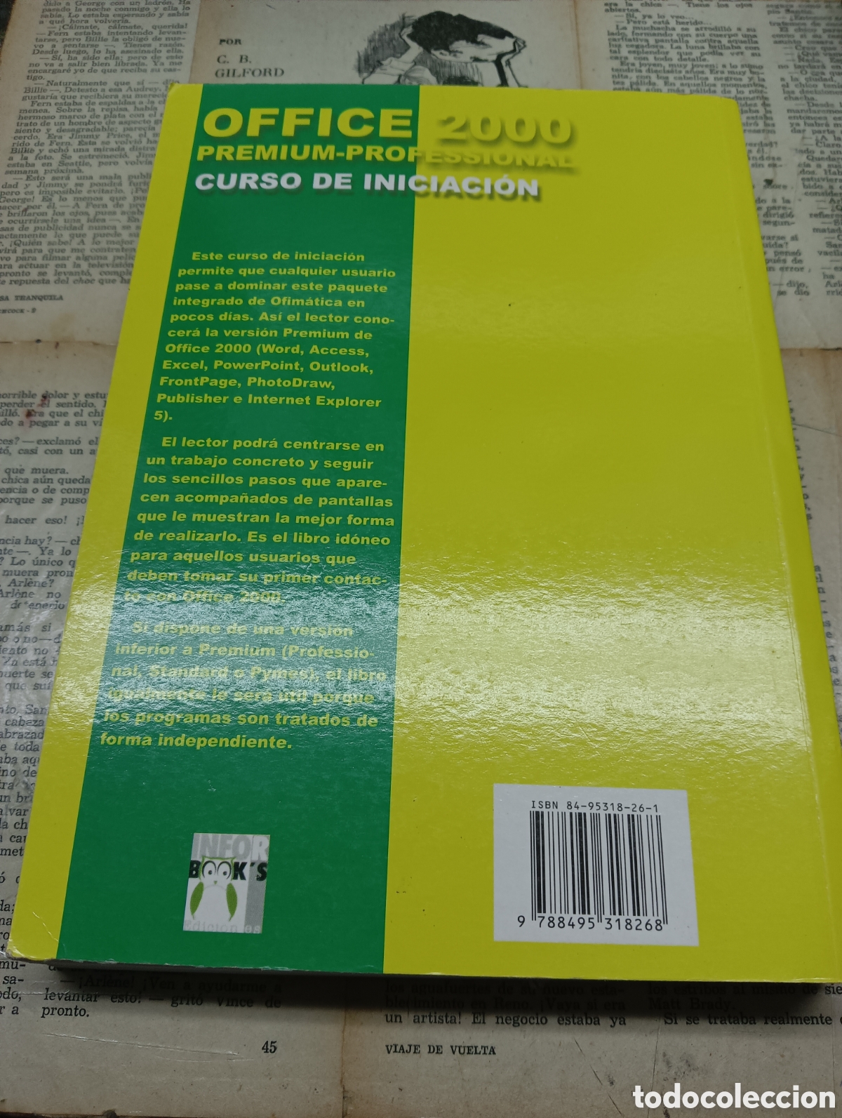 Libros de segunda mano: Office 2000. Premiun -profesional. - Foto 2