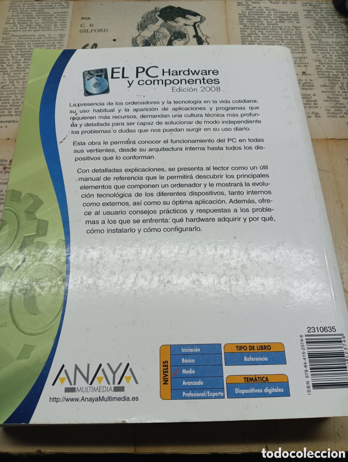 Libros de segunda mano: El PC Hardware y Componentes. - Foto 2