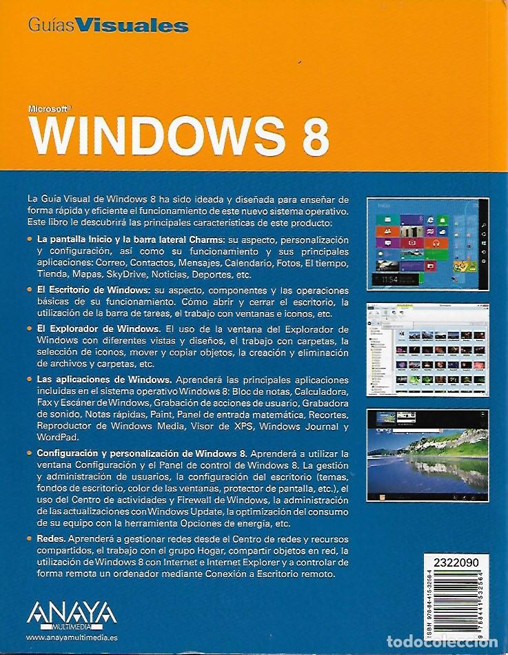 Libros de segunda mano: Guia visual de Windows 8 - Pardo Niebla, Miguel - Foto 2