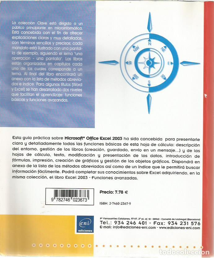 Libros de segunda mano: Excel 2003, funciones basicas (coleccion Clave) - Varios autores - Foto 3