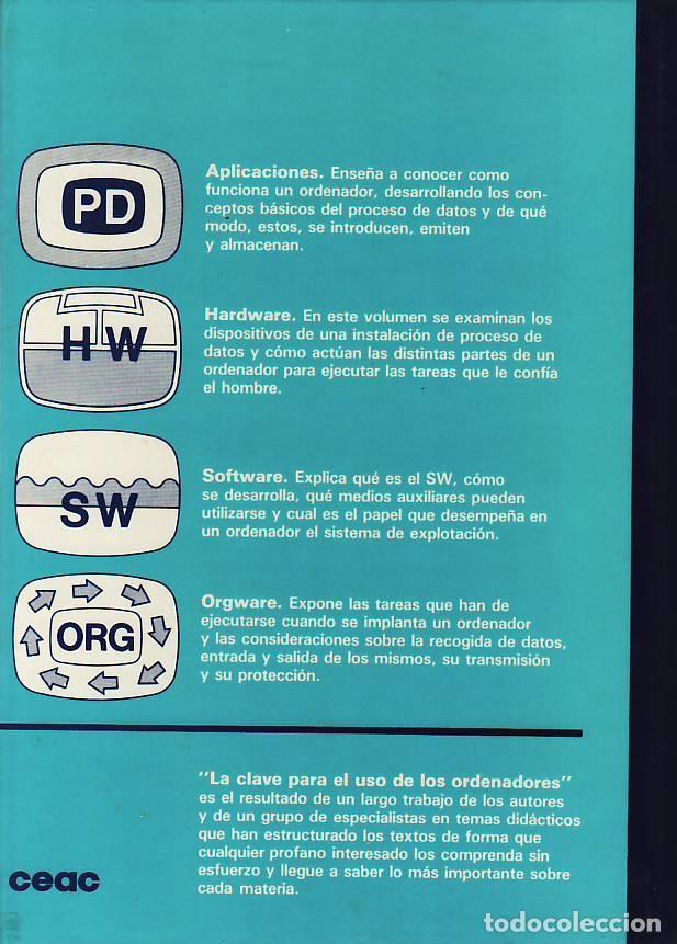 Libros de segunda mano: Clave del ordenador, la. Orgware - Weitzel, Wilfried - Foto 2
