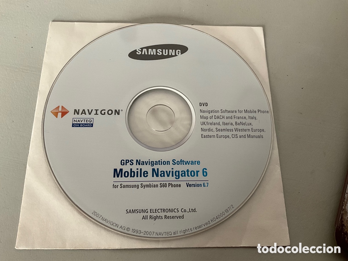 Libros de segunda mano: CD ROM Mobile Navigator 6. Para SAMSUNG SYMBIAN S60 - Foto 1
