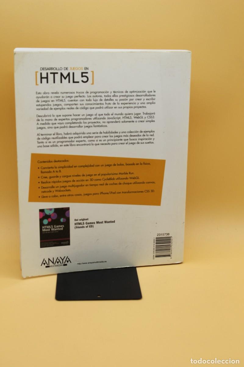 Libros de segunda mano: DESARROLLO DE JUEGOS EN HTML5 ANAYA - Foto 3