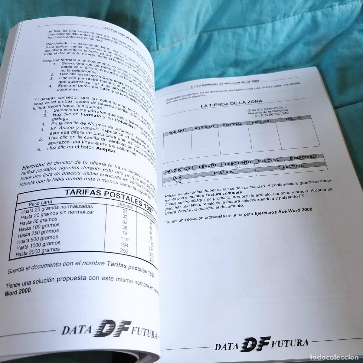 Libros de segunda mano: CURSO ACELERADO DE MICROSOFT WORD2000 / / CONS 605-B / DF - Foto 13