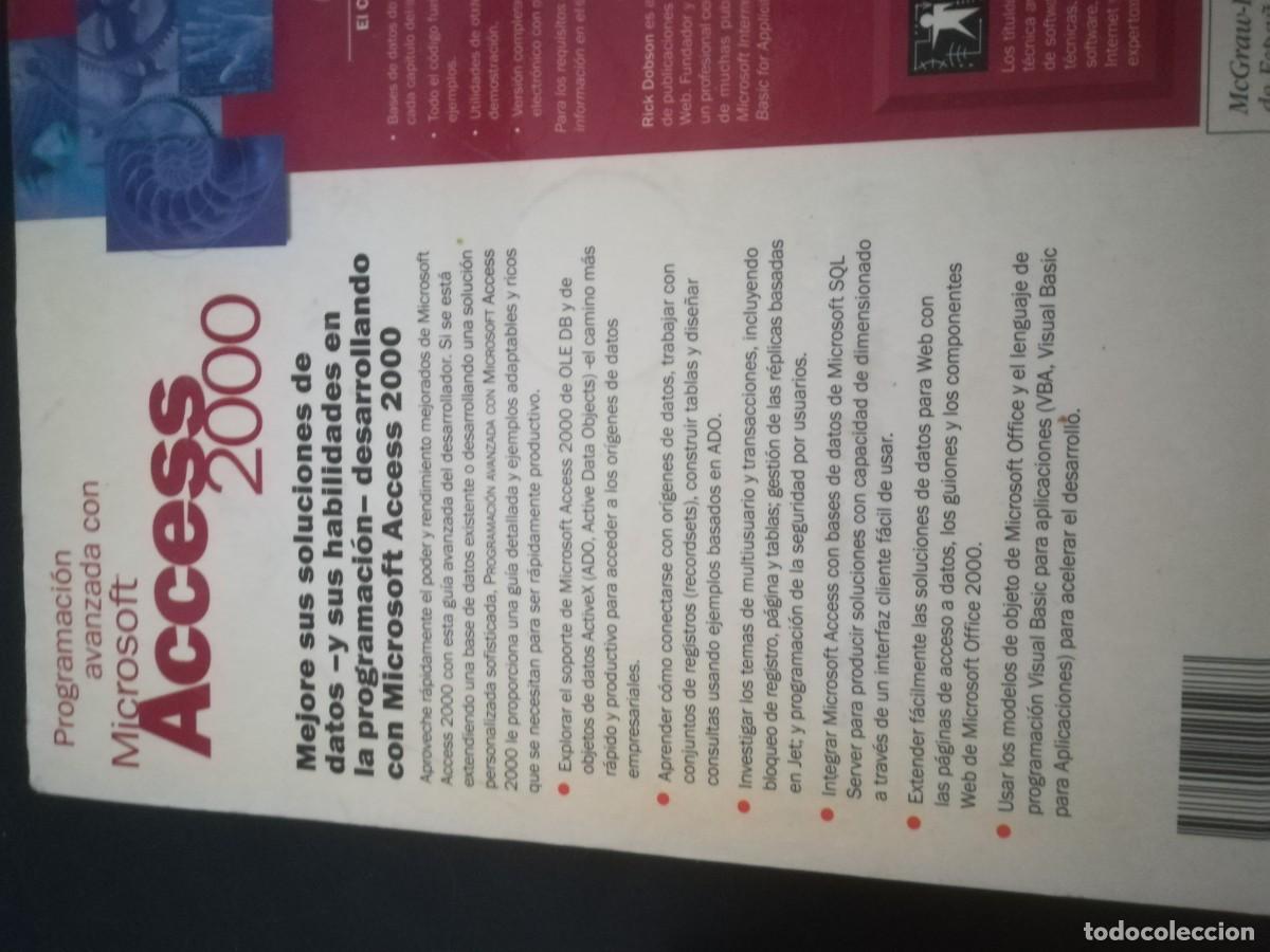 Libros de segunda mano: MICROSOFT ACCESS 2000 / RICK DOBSON / CONS 689 / MICROSOFT PRESS - Foto 5