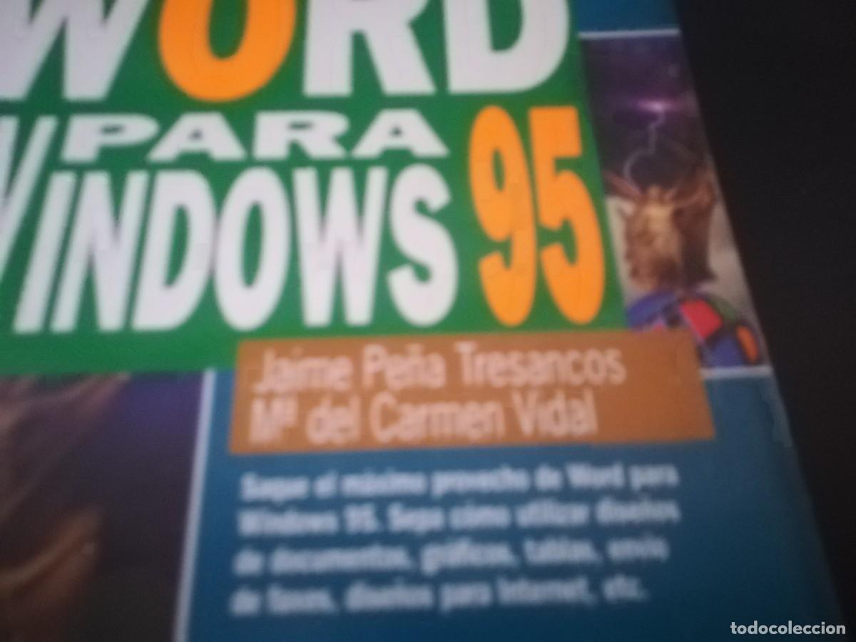 Libros de segunda mano: WORD PARA WINDOWS 95 / VVAA / CONS 690 / ANAYA - Foto 3