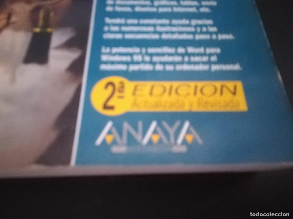 Libros de segunda mano: WORD PARA WINDOWS 95 / VVAA / CONS 690 / ANAYA - Foto 4
