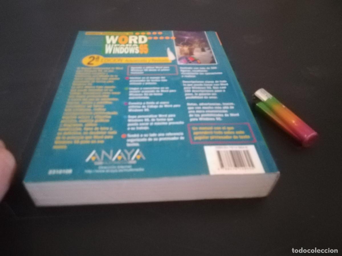 Libros de segunda mano: WORD PARA WINDOWS 95 / VVAA / CONS 690 / ANAYA - Foto 5
