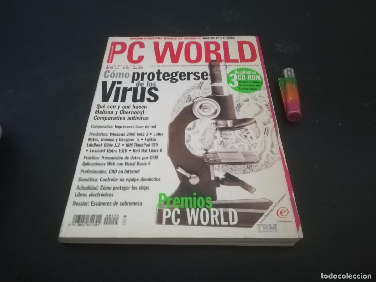 Libros de segunda mano: COMO PROTEGERSE DE LOS VIRUS / 155 de 1999 / CONS 699 / PC WORLD - Foto 2