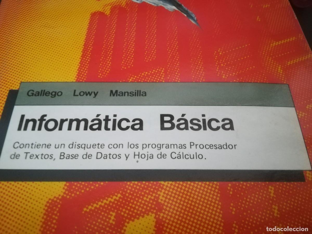 Libros de segunda mano: INFORMATICA BASICA / LOWY MANSILLA / CONS 699 / SM - Foto 3
