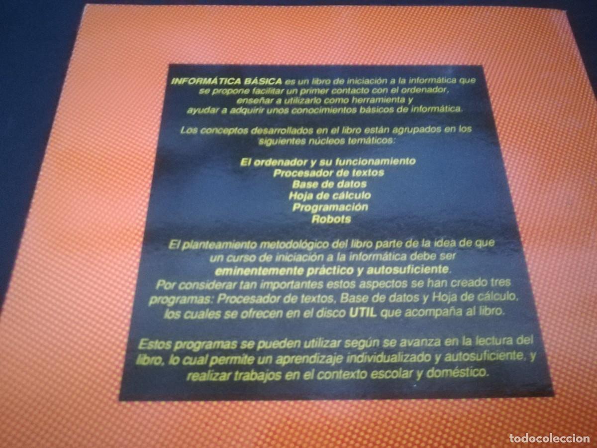 Libros de segunda mano: INFORMATICA BASICA / LOWY MANSILLA / CONS 699 / SM - Foto 4