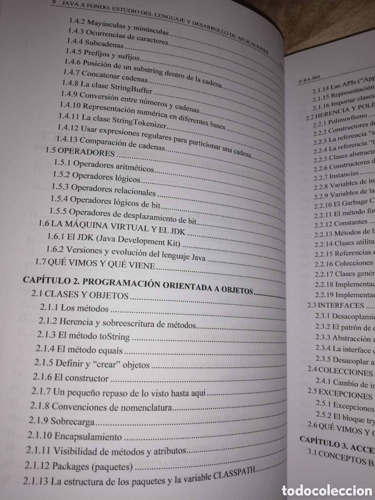 Libros de segunda mano: JAVA A FONDO: ESTUDIO DEL LENGUAJE Y DESARROLLO DE APLICACIONES - Foto 5