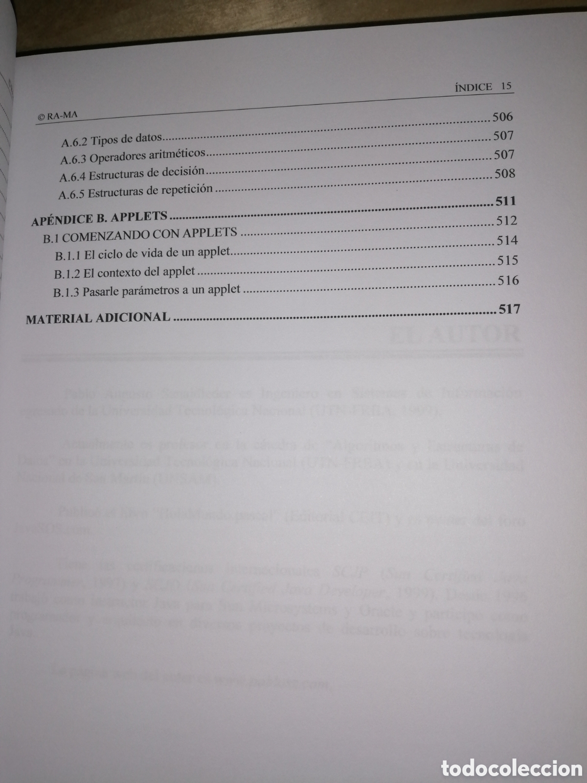 Libros de segunda mano: JAVA A FONDO: ESTUDIO DEL LENGUAJE Y DESARROLLO DE APLICACIONES - Foto 12